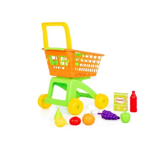 Игровой набор Тележка для маркета и набор продуктов №8 Полесье 61928 фото 8