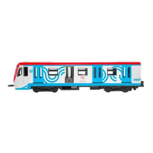 Модель металлическая Вагон метро Технопарк SUBWAYMSC-18SL-GYBU фото 3
