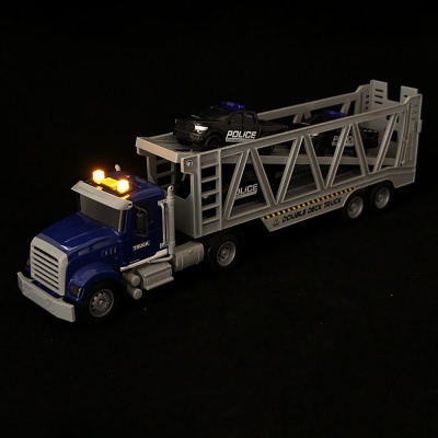 Автовоз с машинками инерционный свет звук Veld Co 135131