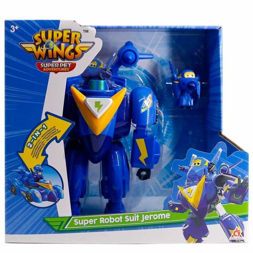 Машина трансформер с фигуркой Джерома Super Wings EU770353 фото 4