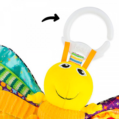 Игрушка с подвесом развивающая для малышей Светлячок Фредди Lamaze Tomy 65573 2
