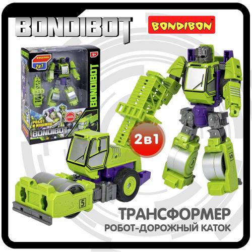 Трансформер 2в1 Bondibot Дорожный каток Bondibon ВВ5935 фото 3