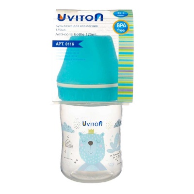 Бутылочка с широким горлышком 125 мл Uviton 116 5