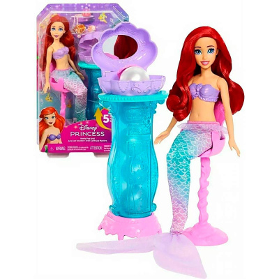 Кукла Disney Princess Русалочка Ариэль с туалетным столиком Mattel JBF86