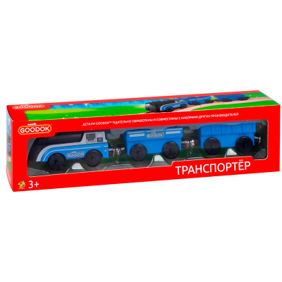 Игровой набор Goodok электрический поезд Транспортёр 1toy Т24568 4