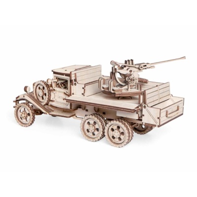 Деревянный 3D конструктор Lemmo 0195 Грузовик ЗПК-1 02