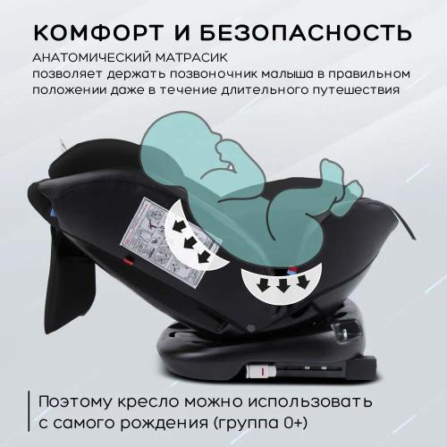 Автокресло детское Amarobaby Brilliant ISOFIX 0-36 фото 6