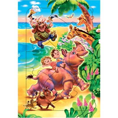 Книжка пазл со стихами Бармалей Ranok М214008Р 2