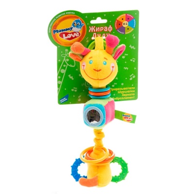 Мягкая игрушка подвеска Жираф Дуду Mommy Love ZHSS0\M