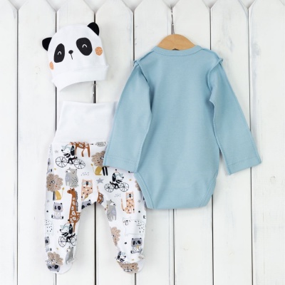 Комплект для новорожденных Звери Baby boom КН112/4-И-1