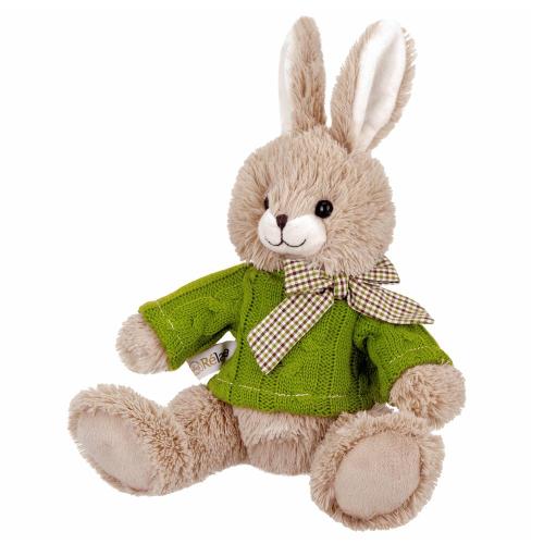 Мягкая игрушка Зайчик с бантом и в свитере 20 см Relana RL24049-20 фото 2