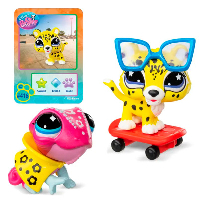 Игровой набор Littlest Pet Shop Ящерица и Леопард Hasbro LPS 01042 2