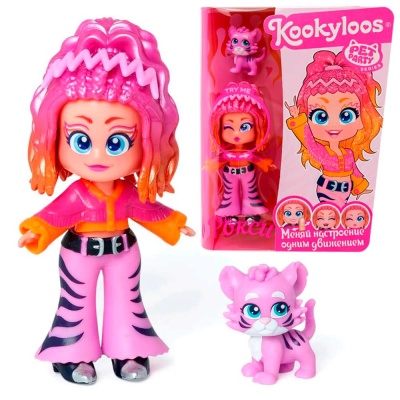 Кукла Roxy 11 см и питомец Pets Party Kookyloos KL2407 4