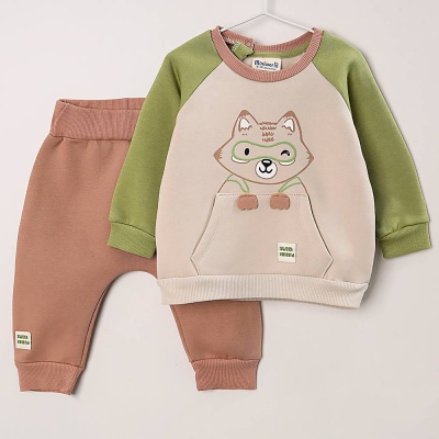 Комплект для мальчика Miniworld 18485 оливковый 2