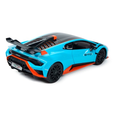 Машина радиоуправляемая Lamborghini Huracan STO масштаб 1:14 Rastar 98700 голубая