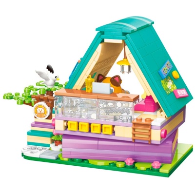 Конструктор Домик с кошкой 324 детали K28018 1