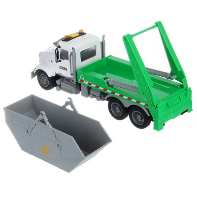 Автомобиль Мусоровоз инерционный свет звук Veld Co 135118 4