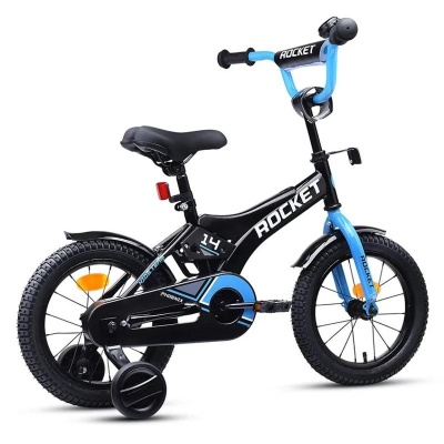Велосипед двухколёсный 14 Rocket Phoenix 14.PHOENIX.BK/BL.25 чёрно-синий 03