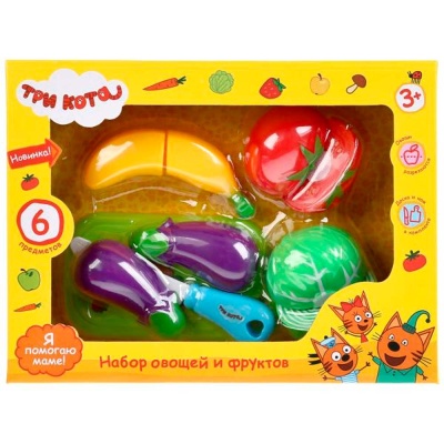 Набор овощей и фруктов Играем Вместе Три кота B847981-R1