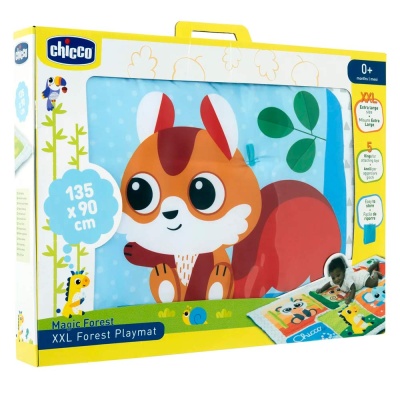 Игровой коврик мягконабивной XXL Лесные друзья Chicco 00011352000000 3