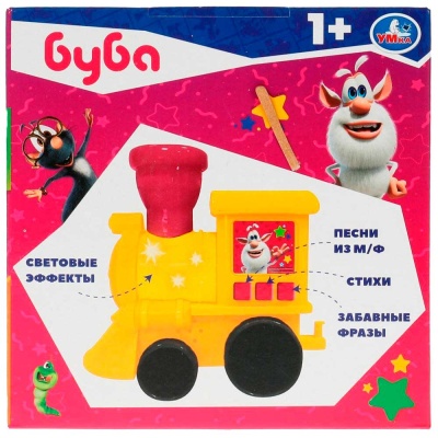 Развивающая игрушка Музыкальный паровозик Буба Умка HWA1219047-R2