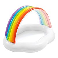 Надувной бассейн Радуга-облако Intex 57141