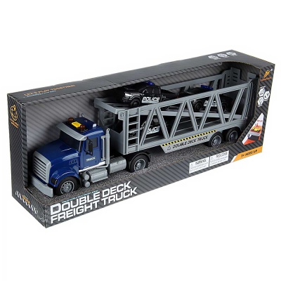 Автовоз с машинками инерционный свет звук Veld Co 135131