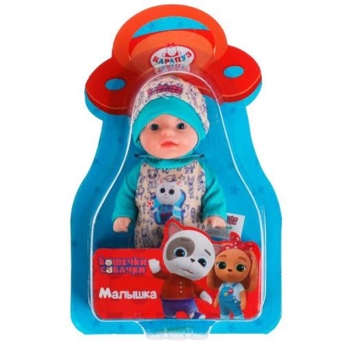 Пупс 12 см Кошечки-Собачки Карапуз Y12BB-CD-BL-RU фото 2