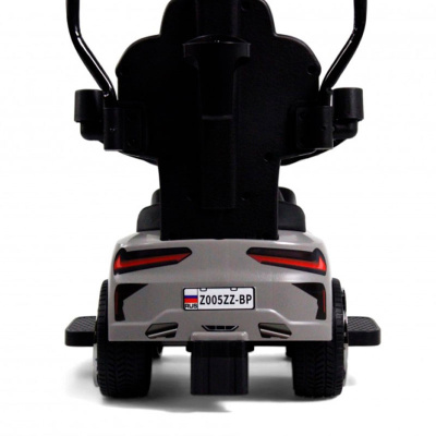 Детский толокар RiverToys Z005ZZ-BP серый