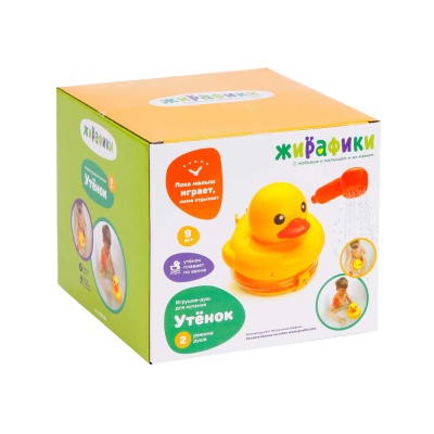 Развивающая игрушка-душ для купания Утенок Жирафики 939582 4