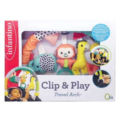 Детская игрушка для коляски Дружные зверюшки Infantino 216368