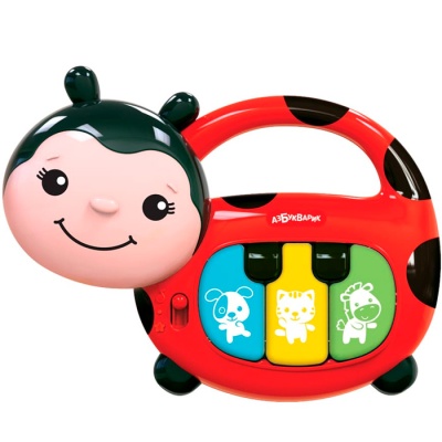 Музыкальная игрушка Пианино Букашечка Мои друзья Азбукварик 2161 1