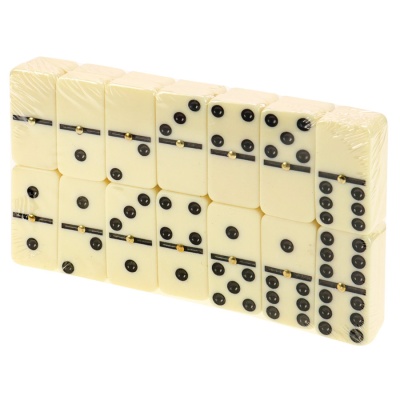 Домино пластиковые кости 28 штук Классика Miland ИН-7720