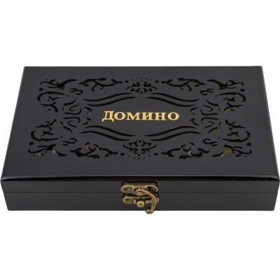 Домино в деревянной коробке Узорчатые Miland ИГН-0302 5