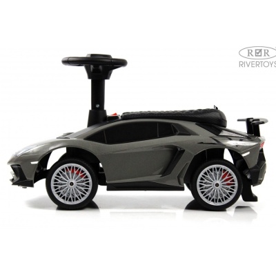 Детский толокар RiverToys M555MM-D серый 05