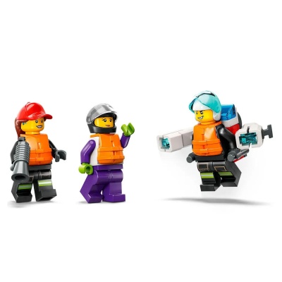 Конструктор Lego City 60373 Пожарная спасательная лодка