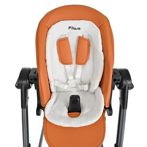 Стульчик для кормления 3 в 1 Pituso Triola SG116-BlackFrame/Orange чёрная рама оранжевый фото 10