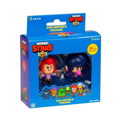 Коллекционные фигурки Brawl Stars Кольт и Эдгар 5 см PMI BRW2015A 4
