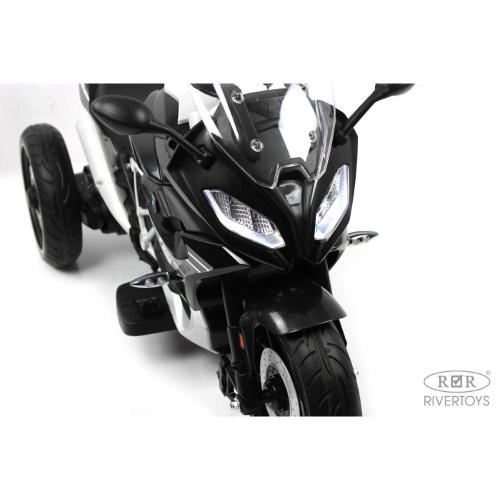Детский электротрицикл RiverToys Z333ZZ чёрный фото 13