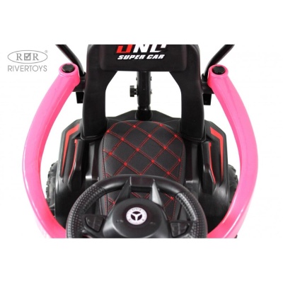 Детский электромобиль RiverToys G005GG розовый