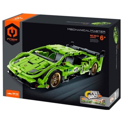 Конструктор Спортивный автомобиль инерционный 457 деталей Qman 5810IMM 4