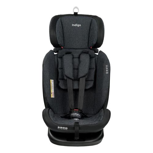 Автокресло Indigo Aero IsoFix ST-3 тёмно-серый лён фото 4