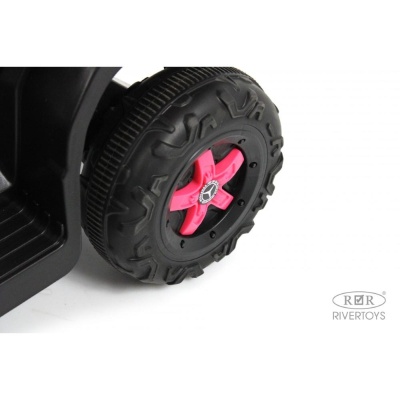 Детский электромобиль RiverToys G005GG розовый