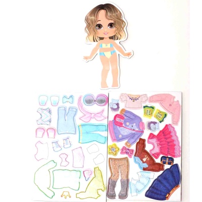 Игра магнитная Одевашки Модная девчонка Ксюша Десятое Королевство 04094