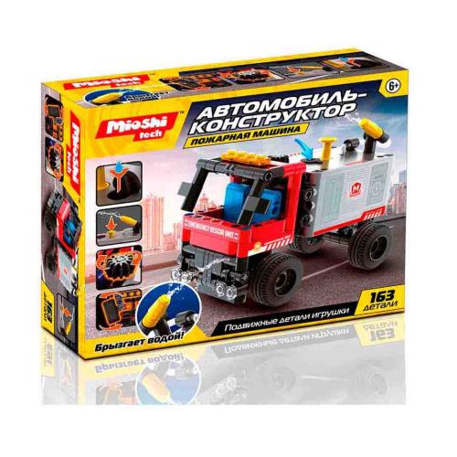 Автомобиль-конструктор Mioshi Tech Пожарная машина Sluban MTE0709-015 фото 3