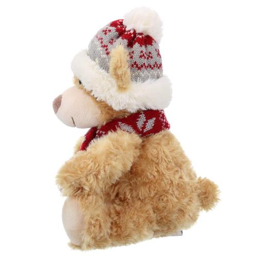 Мягкая игрушка Мишка в шапочке и шарфике 20 см Relana RL24024-20 фото 3
