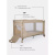 Манеж детский MOWBaby Play RP125 beige