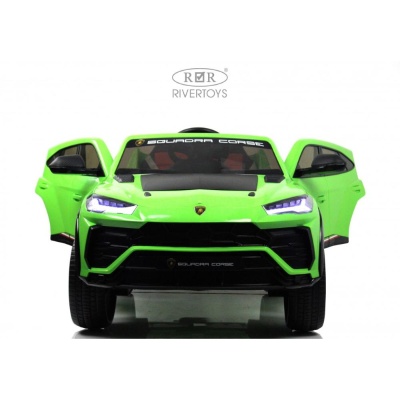 Детский электромобиль Lamborghini Urus RiverToys E777EE зелёный