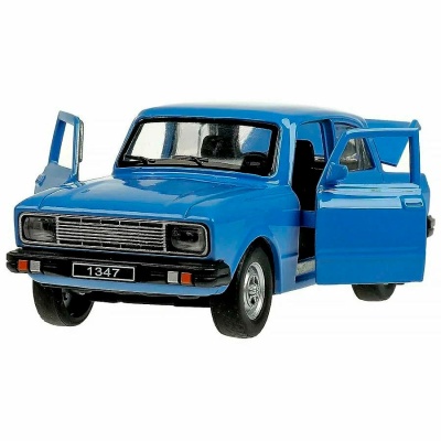 Машина металлическая инерционная АЗЛК Москвич-2140SL 12.5 см Технопарк AZLK2140M-12-BU 3