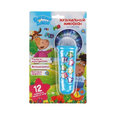 Музыкальный микрофон Бурёнка Даша Умка HT1146-R